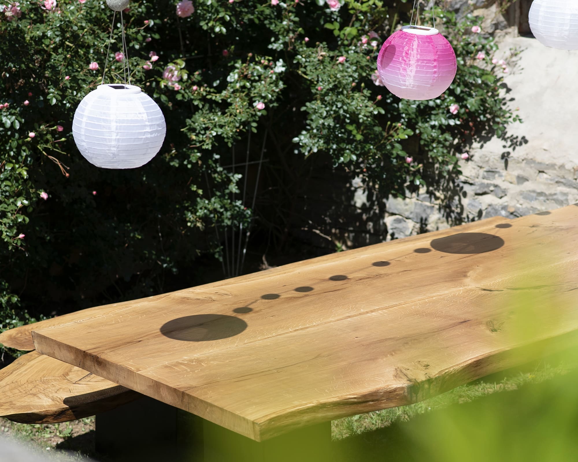 Eichen Esstische mit Baumkante