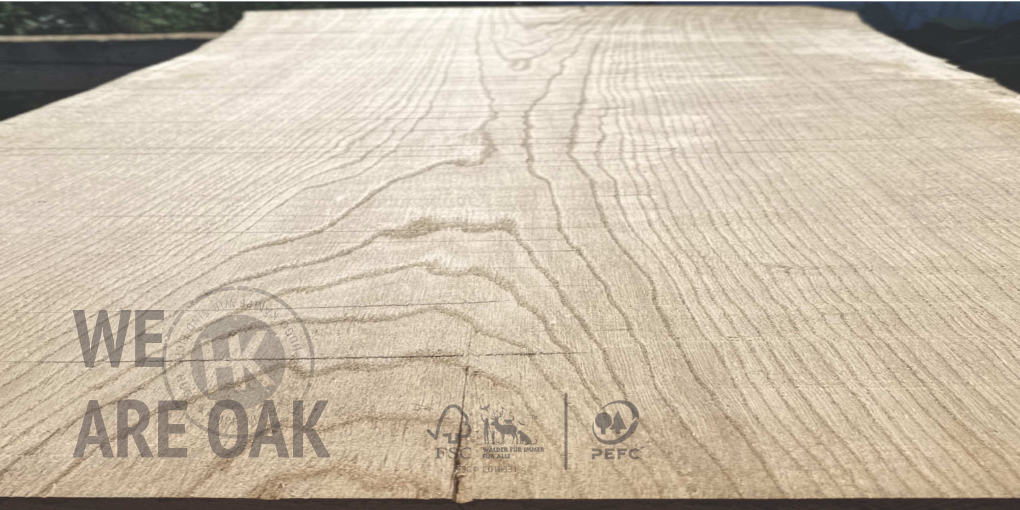 OAK flat cut
