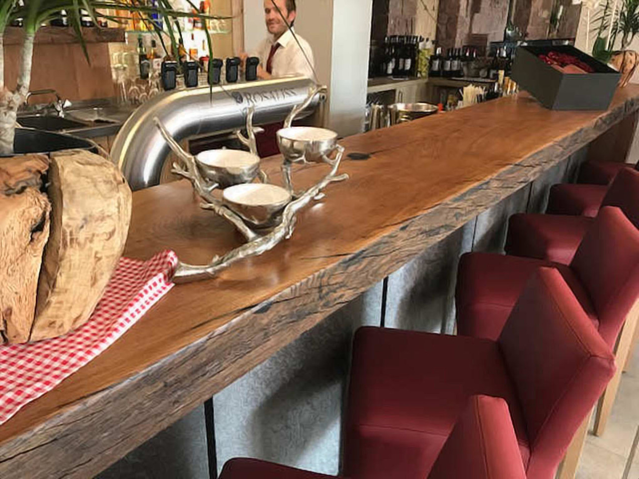 Bartresen aus Altholz