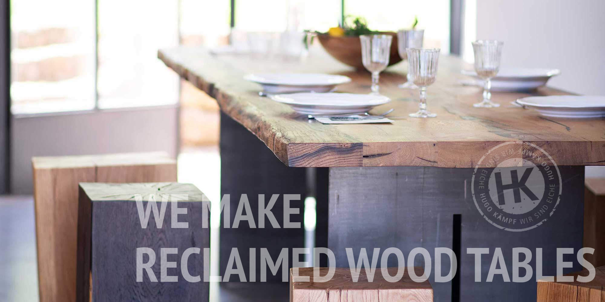 Reclaimed Wood Tables