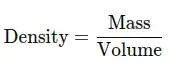 Wood density formula