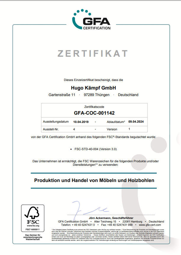 FSC Zertifizierung