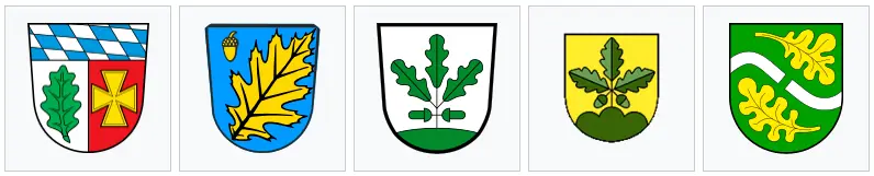 Coat of arms with oak